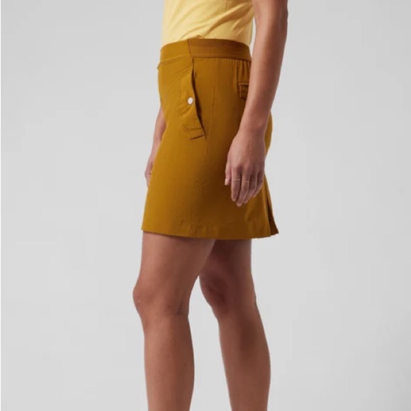 Athleta Vienna Cargo Skort Mustard - 6 - Picture 2 of 5